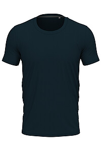 Mens STEDMAN STRETCH-T T-shirt, dark navy blue, size M