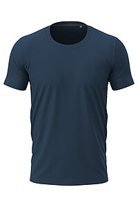 Mens STEDMAN STRETCH-T T-shirt, navy blue, size M