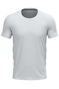 Mens STEDMAN STRETCH-T T-shirt, white, size M