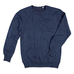 Mens sweatshirt STEDMAN SELECT blue midnight XXL
