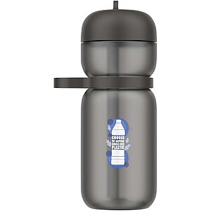 Mepal 600 ml sport bottle with flip lid, solid black