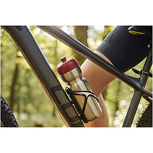 Mepal Pull 800 ml stainless steel sport bottle, white