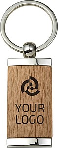 Metal and wooden key holder