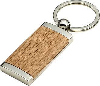 Metal and wooden key holder
