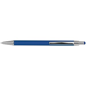 Metal ballpen with rubber coating and touch function