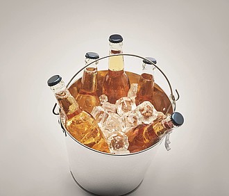 Metal beer bucket 4L