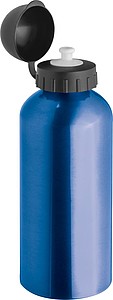 Metal drinking bottle, blue