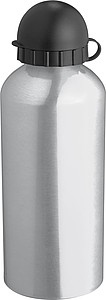 Metal drinking bottle, grey
