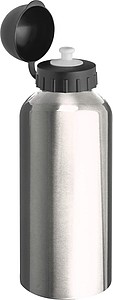 Metal drinking bottle, grey