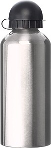 Metal drinking bottle, grey