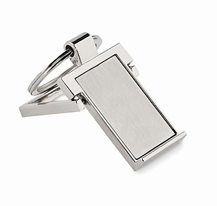 Metal key ring phone stand