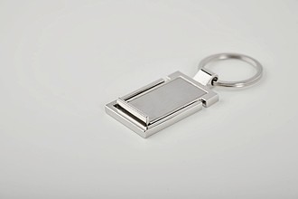 Metal key ring phone stand
