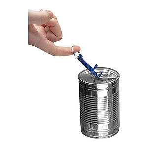 Metal Keyring with Bottle- and Canopener