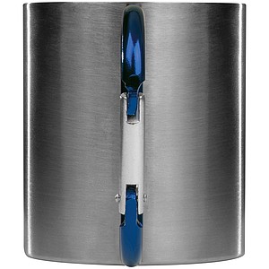 Metal mug with snap hook