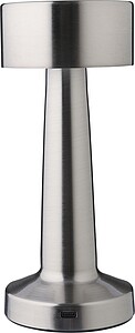 Metal tablelight, silver
