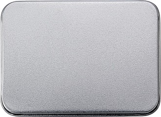 Metal tin with playing cards