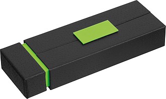 Metal writing set, lIght green