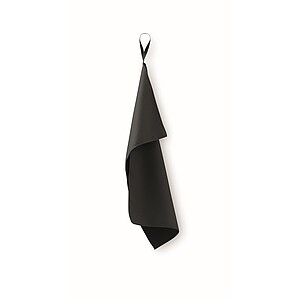 Microfibre towel, black