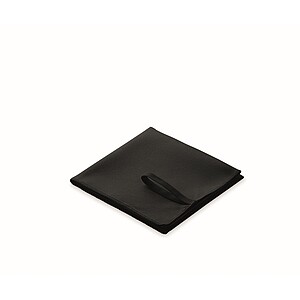 Microfibre towel, black