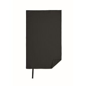 Microfibre towel, black