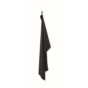 Microfibre towel, black