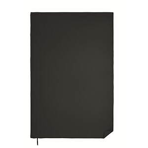 Microfibre towel, black