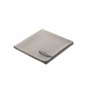 Microfibre towel, grey