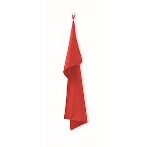 Microfibre towel, red