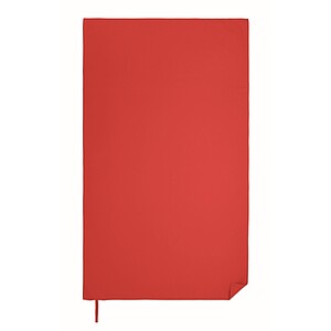 Microfibre towel, red