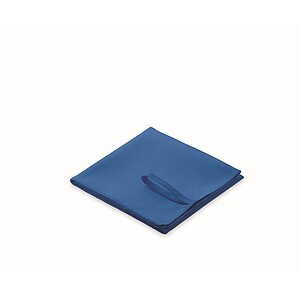 Microfibre towel, royal blue