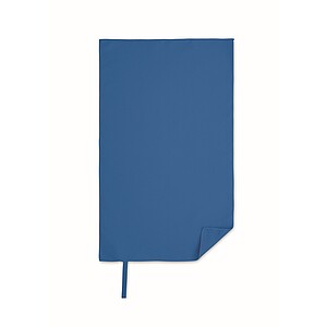 Microfibre towel, royal blue