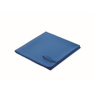 Microfibre towel, royal blue
