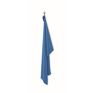 Microfibre towel, royal blue