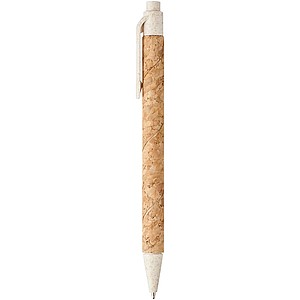 Midar cork and wheat straw ballpoint pen