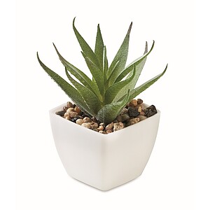 Mini artificial plant, white
