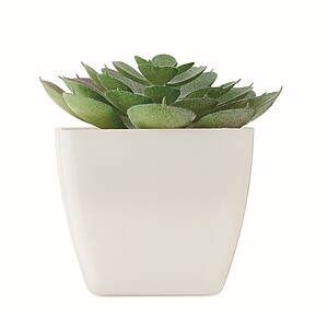 Mini artificial plant, white