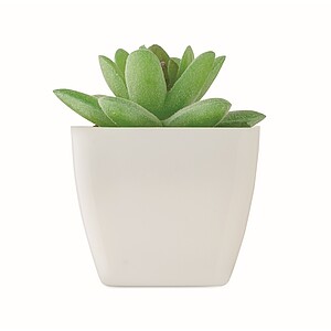 Mini artificial plant, white