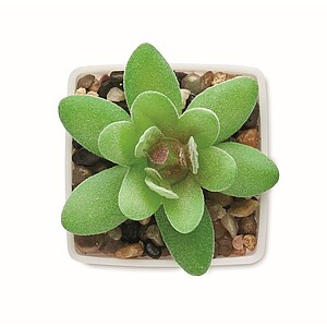 Mini artificial plant, white