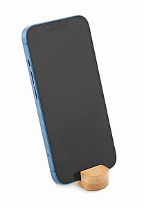 Mini bamboo phone stand