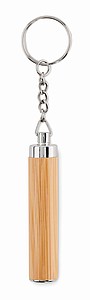 Mini bamboo torch with keyring