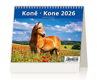 Minimax Koně 2026, stolní kalendář
