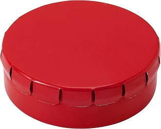 Mint tin, approx 60 mints Red