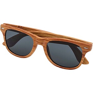 Mira wood-look sunglasses, natural