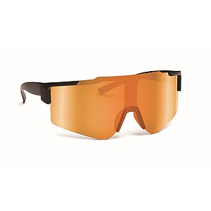 Mirrored sports sunglasses, orange