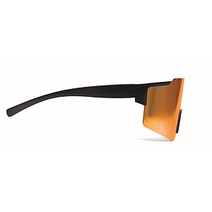 Mirrored sports sunglasses, orange