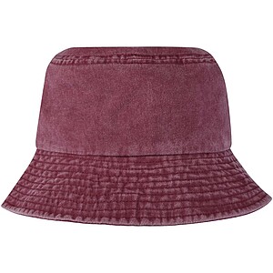Mitica washed sun hat, burgundy