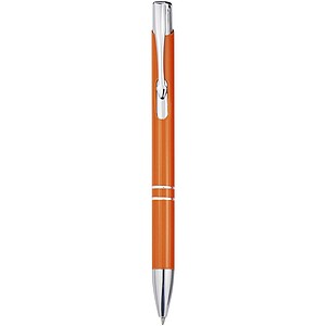 Moneta recycled aluminium ballpoint pen (blue ink), orange
