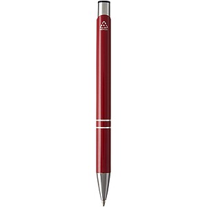 Moneta recycled aluminium ballpoint pen (blue ink), red
