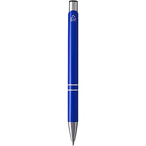 Moneta recycled aluminium ballpoint pen (blue ink), royal blue
