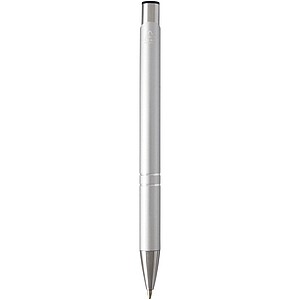 Moneta recycled aluminium ballpoint pen (blue ink), silver
